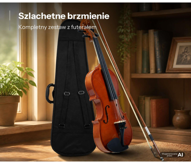 MusicMate Skrzypce MM-VN150 SonataVibes 4/4 - 1588242 - zdjęcie 7
